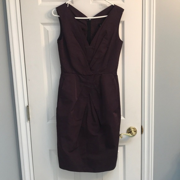 lida baday Dresses & Skirts - Lida baday plum cocktail dress